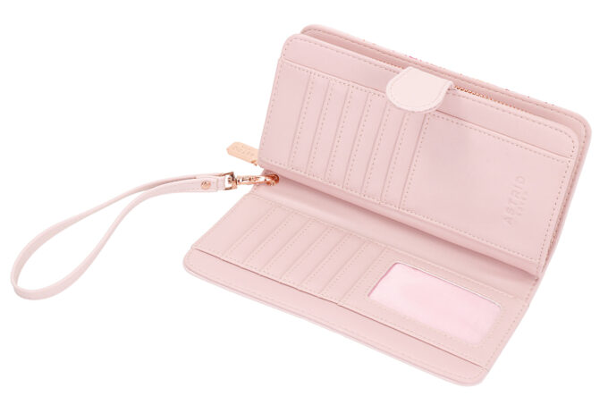 Pink Large Wallet RFID "Pecher"
