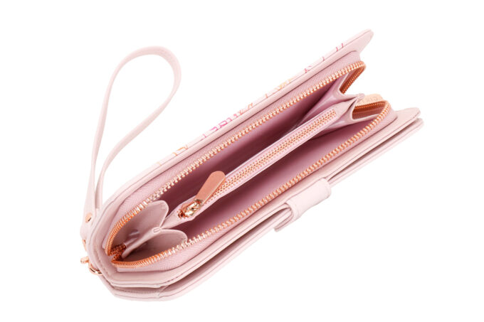Pink Large Wallet RFID "Pecher"