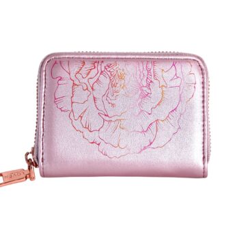 Small Wallet - Pink - "Lotus"