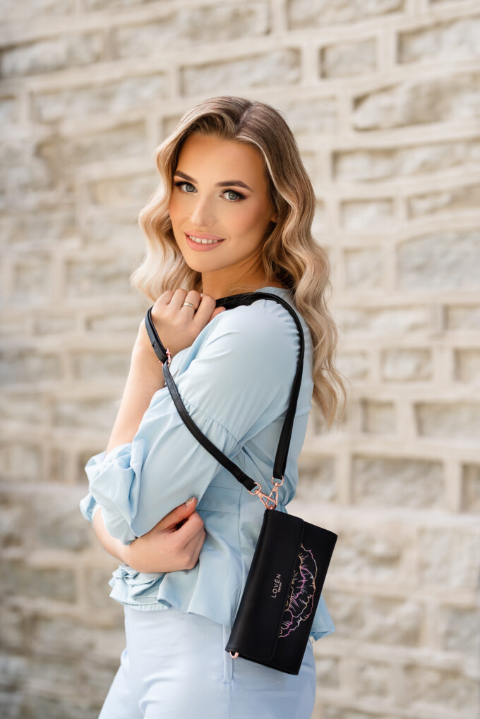Large Wallet - Black - 3in1 "Grace"
