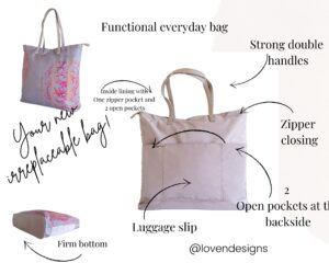 functional grey bag english loven