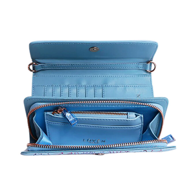 Large Wallet - Blue - 3in1 "Daisy"